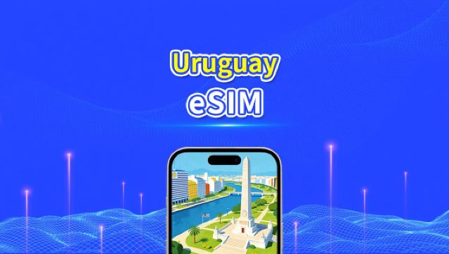 eSIM Uruguay | 5G/4G | Paket Data Harian/Total | 1–30 hari | Penagihan 24 Jam | Kode QR
