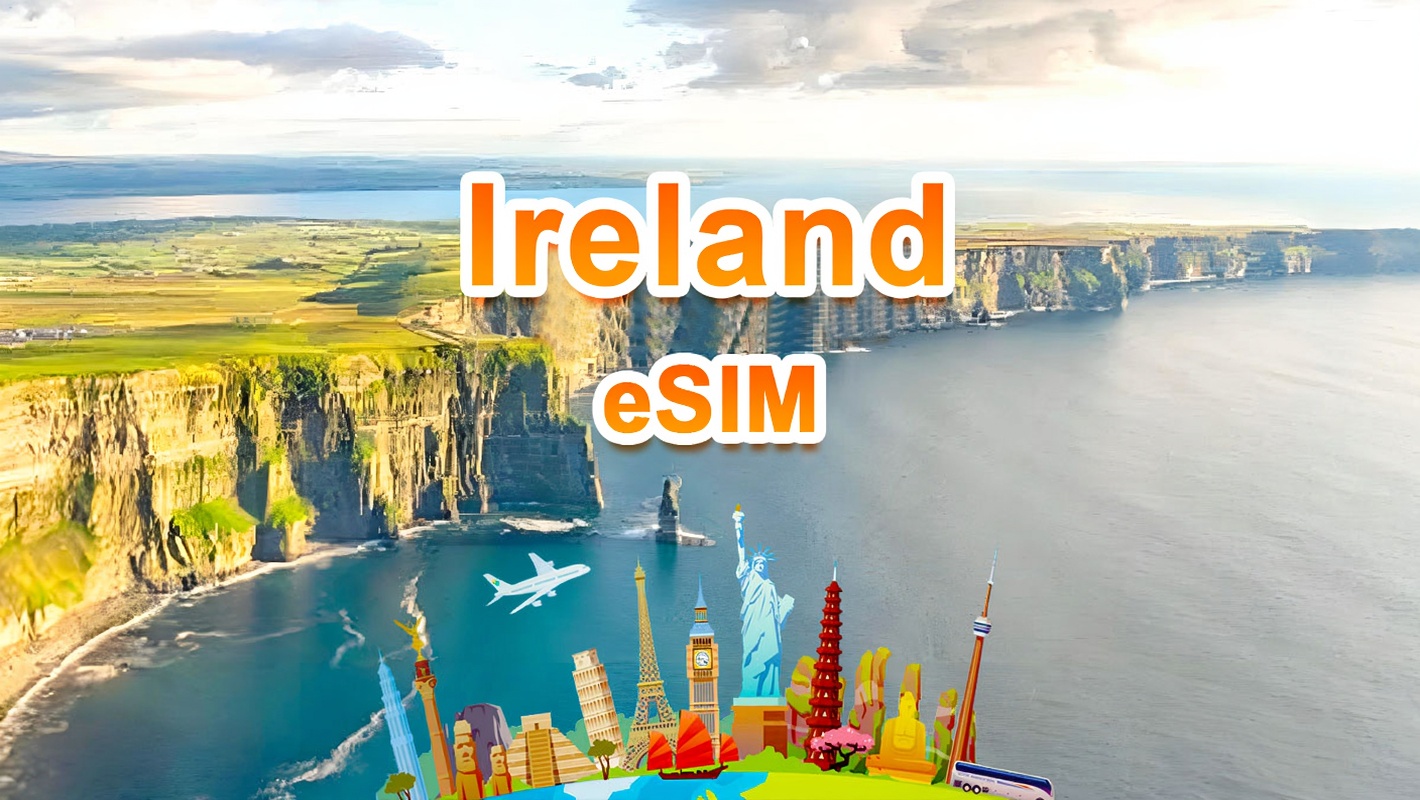 Ireland 4G/5G eSIM | Jumlah pakej | Jumlah 1-30GB | 3-30 hari | QR code