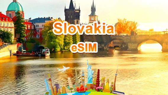 Slovakia 5G eSIM | Total package | Total 1GB-30GB | 3-30 days | 24-hour system | QR code
