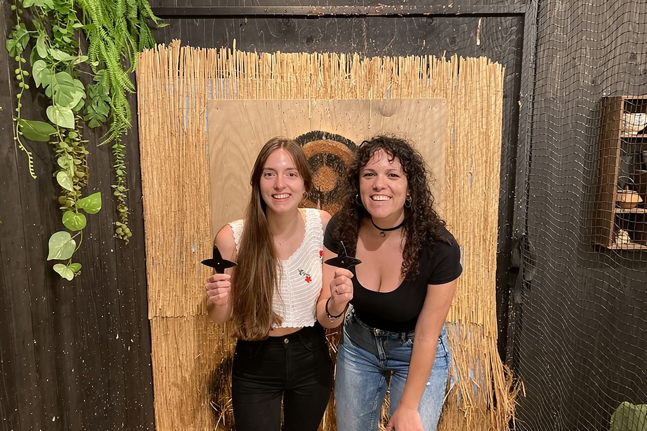 Expérience de shuriken à Takayama