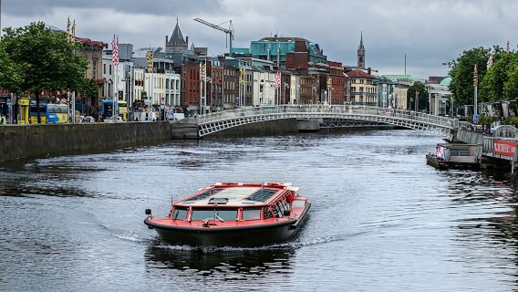 45 minute sightseeing cruise on the River Liffey