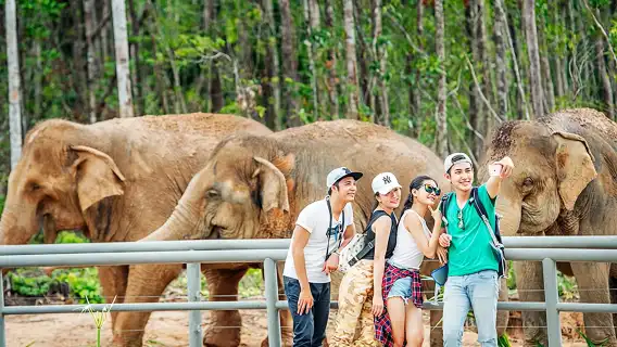 富國島珍珠野生動物園+海星沙灘一日遊【私人導覽】