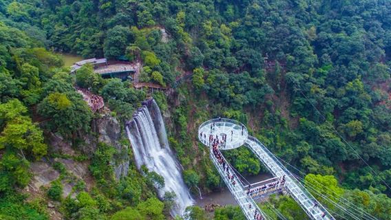 Excursion privée flexible à la journée à Canton (Grand Canyon de verre + attraction emblématique optionnelle)