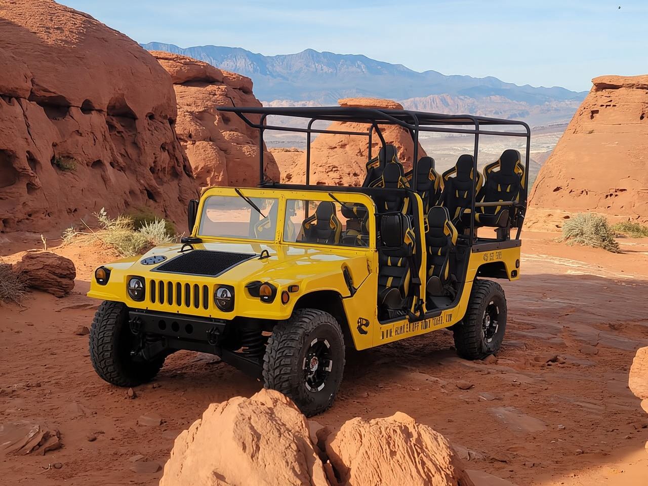 Sand Hollow: Hummer Tour with Rock Crawling & Sand Dunes