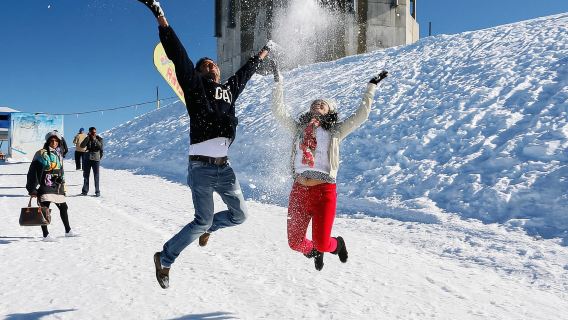 Dari Zurich: Perjalanan Sehari ke Gunung Titlis & Petualangan Ski Pertama Kali
