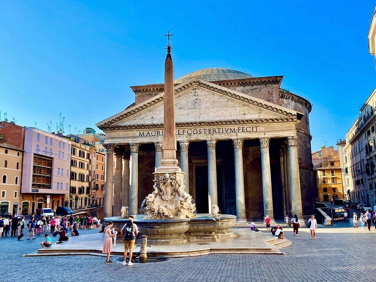 로마: 판테온 방문 및 홉온 홉오프 오픈 버스 티켓