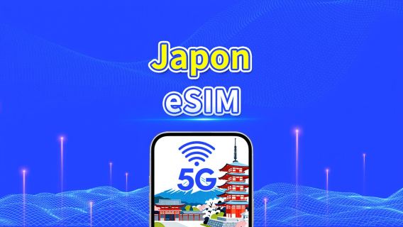 eSIM Japon 5G | Couverture des trois réseaux | Forfait Journalier/Forfait Data | 1-30 Jours | Facturation au Jour Calendrier | QR Code