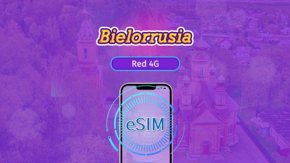Bielorrusia | eSIM 5G/4G | Plan Completo | Facturación cada 24 horas | 7-30 días | Código QR