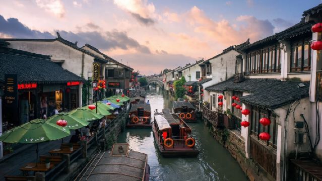 【含耳麥】拙政園+姑蘇水上游+虎丘山風景名勝區+寒山寺+山塘街一日遊