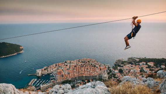 Sunset Zipline Dubrovnik Experience