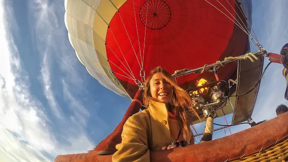 Luxury Hot Air Balloon Experience in Luxor with Pick-up