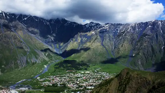 Georgian Mount Kazbek + Stepantsminda Holy Trinity Church 1-day tour