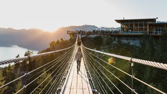 From Vancouver: Whistler & Sea to Sky Gondola with Shannon Falls