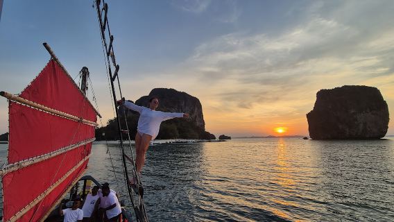 Krabi Islands Sunset Cruise with Dinner and Snorkeling