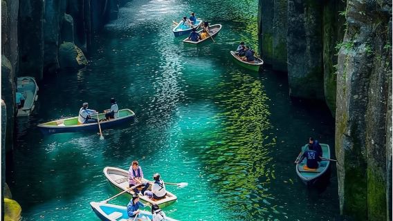 阿蘇山&草千里&高千穗峽谷一日遊(福岡出發)可選高千穗遊船