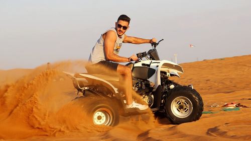 Red Dunes Safari Dubai Quad Bike Camel Ride Sandboard &BBQ Dinner Day Tours 7