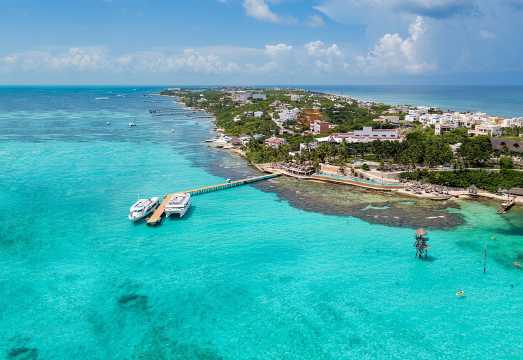 Isla Mujeres Day Tour with Catamaran, Snorkeling & Beach Club