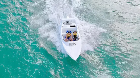 Cancun: Avventura in motoscafo nella giungla e tour della laguna