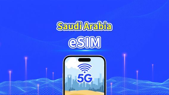Saudi Arabia eSIM | 5G/4G | Daily/Total Data Package | 1-30 days | 24-Hour Billing | QR code