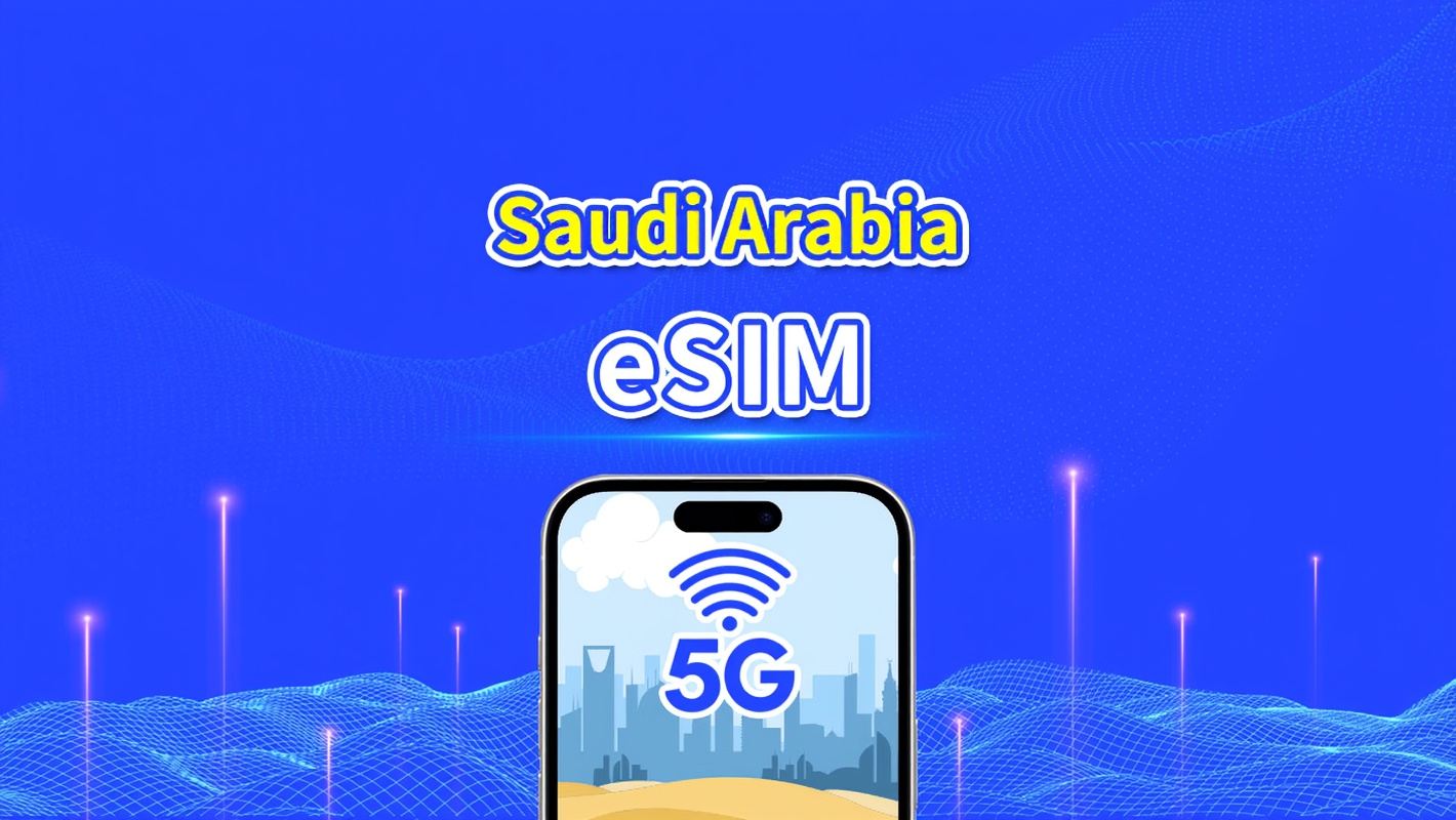 Saudi Arabia eSIM | 5G/4G | Daily/Total Data Package | 1-30 days | 24-Hour Billing | QR code