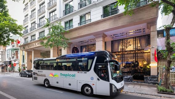 ハノイ/カットバ発：ランハー湾5つ星豪華日帰りクルーズ