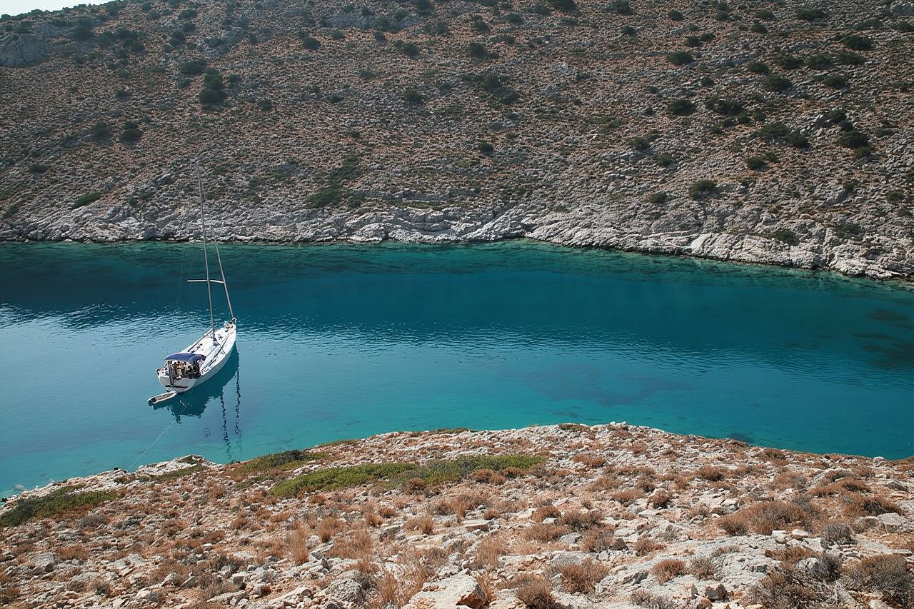 Isola di Dia: gita in barca a vela per piccoli gruppi all'isola di Dia con pranzo