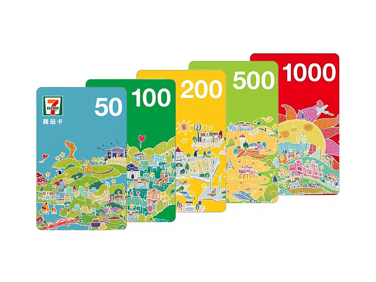 [ใช้ได้ทั่วไต้หวัน] ร้านสะดวกซื้อ 7-11 | บัตรสินค้า