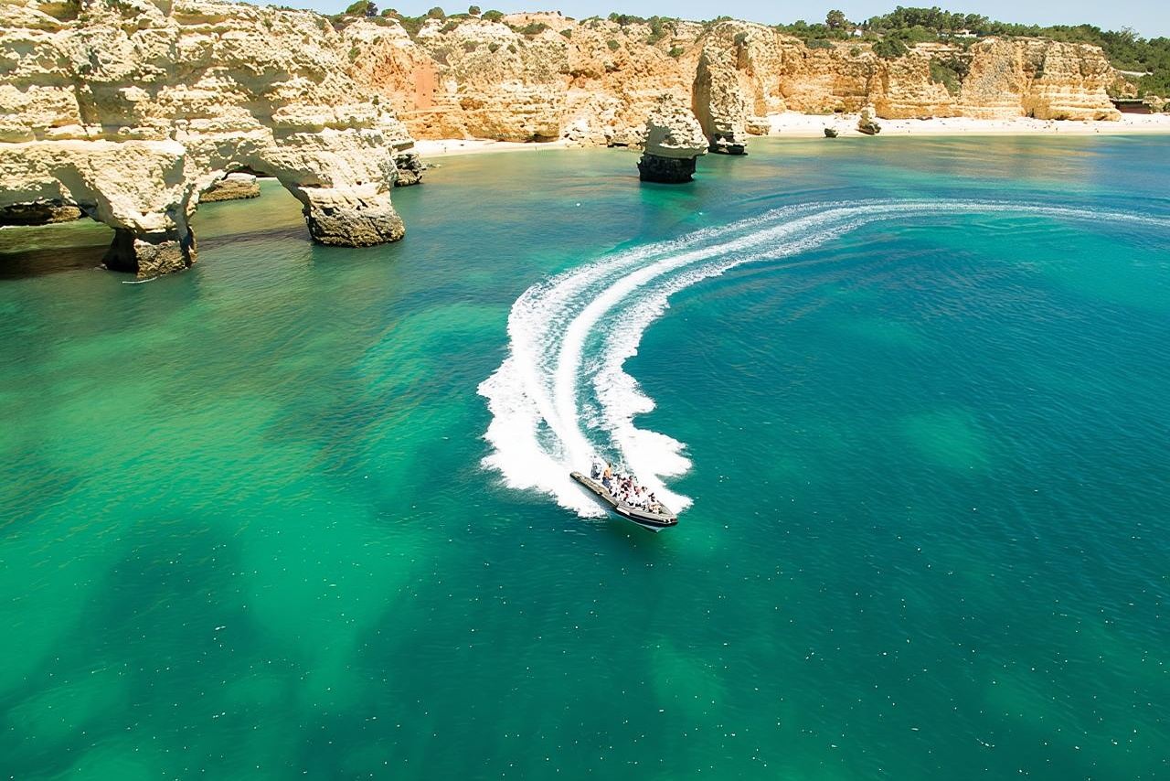 Benagil Cave and Marinha Beach Boat Tour from Portimao