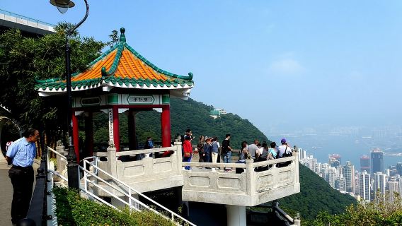 Victoria Peak: Climb to the summit via the Mid-Levels escalato on an audio tour