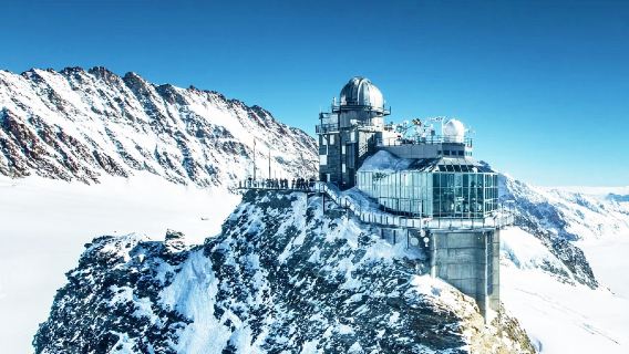 Jungfraujoch + Tur Sehari Interlaken|Termasuk tiket kereta api gunung|Perjalanan pulang pergi multikota