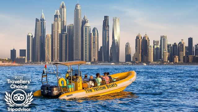 Tour Guidato in Barca Veloce per la Vista di Dubai Marina