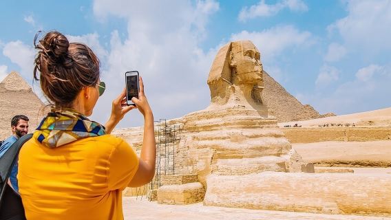 Da Sharm El-Sheikh: Piramidi del Cairo: giornata intera in volo