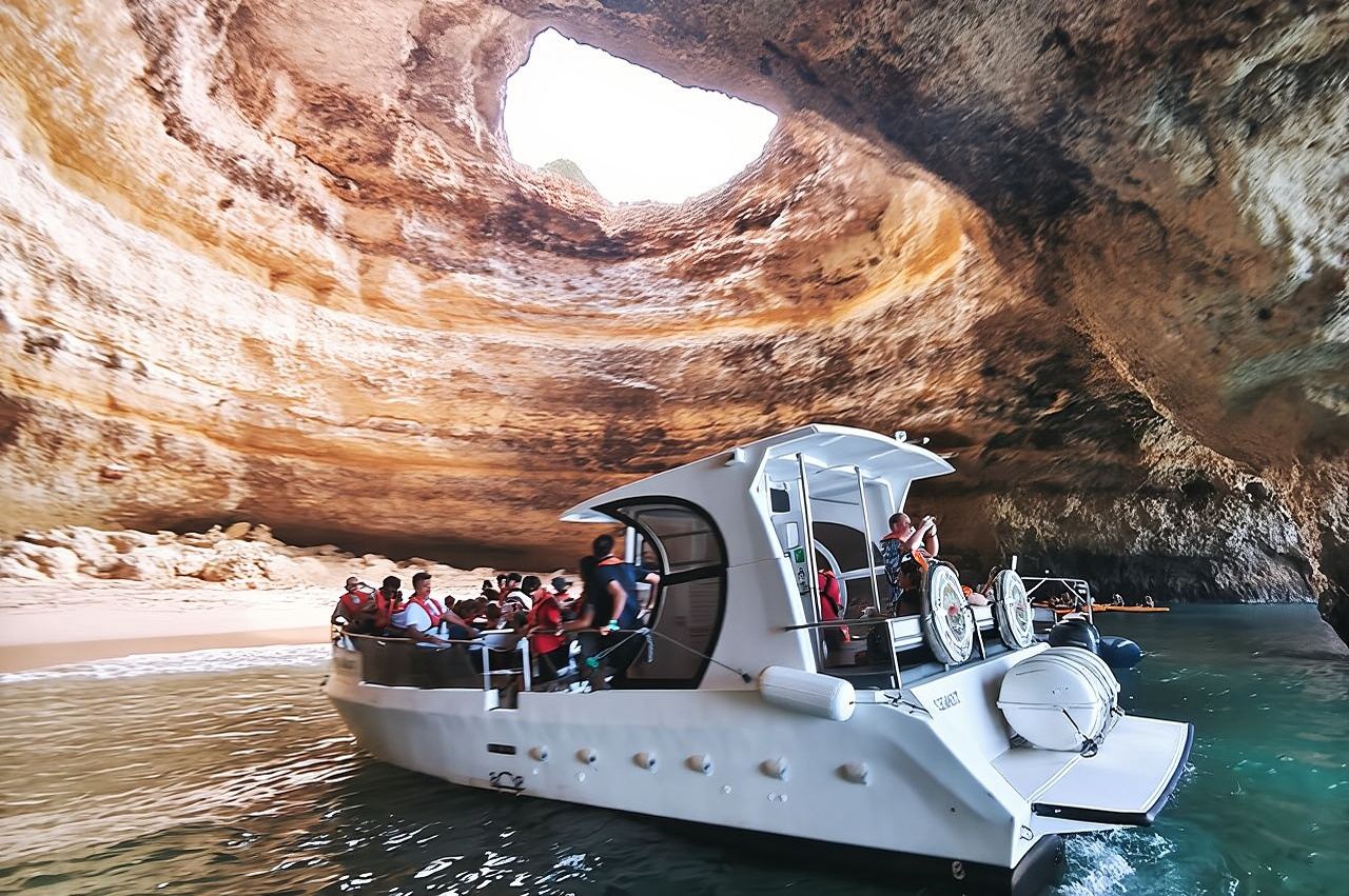 Benagil-Höhlen-Bootstour – Katamarane oder Rib – 2 Stunden von Portimão