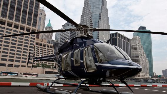 Visite en hélicoptère de Manhattan à New York (15-30 minutes de vue panoramique sur Times Square, la Statue de la Liberté et Central Park)