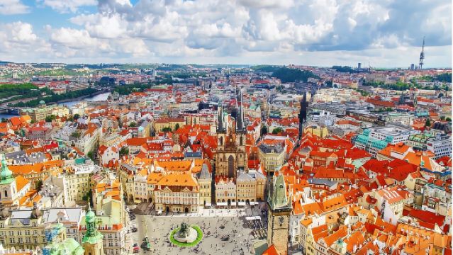 布拉格城堡＋查理大橋＋聖西里爾和聖美多德教堂＋老城廣場