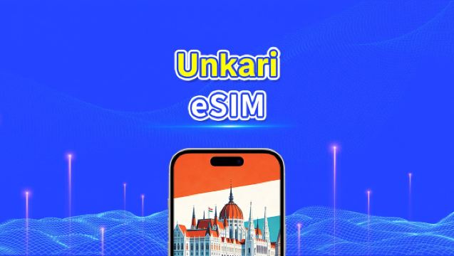 Unkari eSIM | Nopea nettiyhteys | 5G/4G | Päiväpaketti/datapaketti | 24 tuntia | 1–30 päivää | QR-koodi