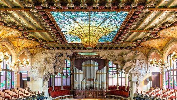 Palau de la Musica Catalana Admission Ticket with Audioguide