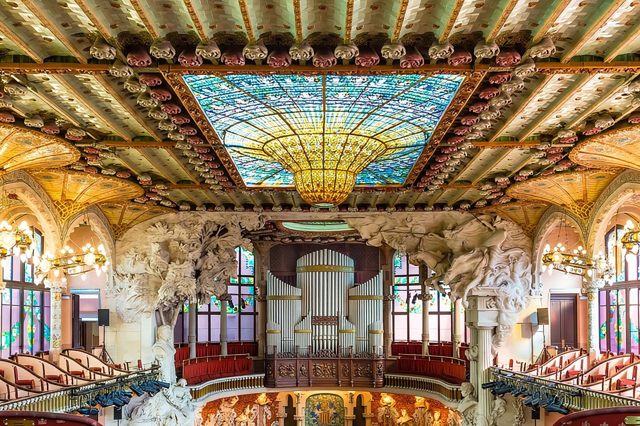 Palau de la Musica Catalana Admission Ticket with Audioguide 