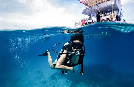 泰國蘇梅島濤島深潛+探索潛水中心體驗潛水自由潛1天【持證/無證體驗潛水 含接送】