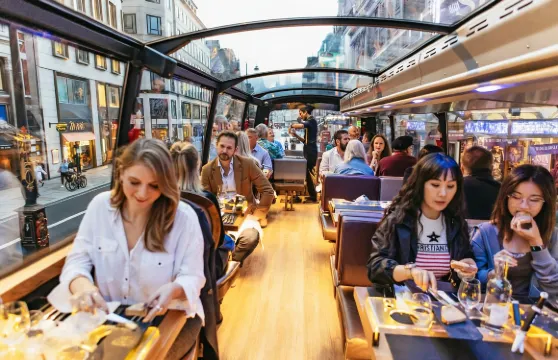 【INS同款】倫敦全景巴士美食之旅（午餐/晚餐可選+流動城市風景）