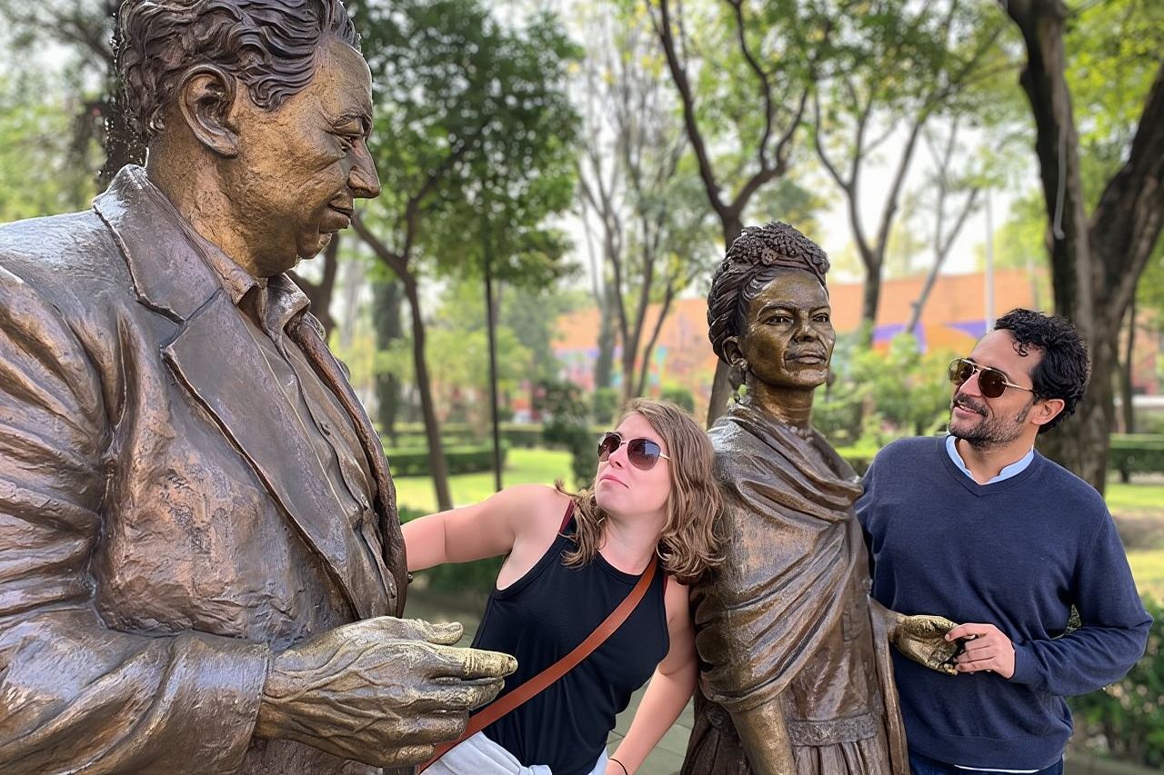 フリーダ・カーロVIP【美術館入場券付き】ウォーキング、マーケット、チュロス