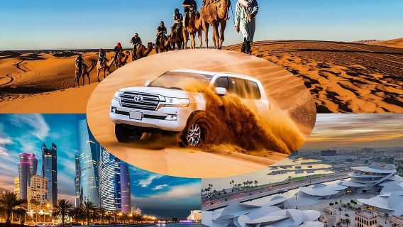 Tour combinato della città di Doha e safari nel deserto