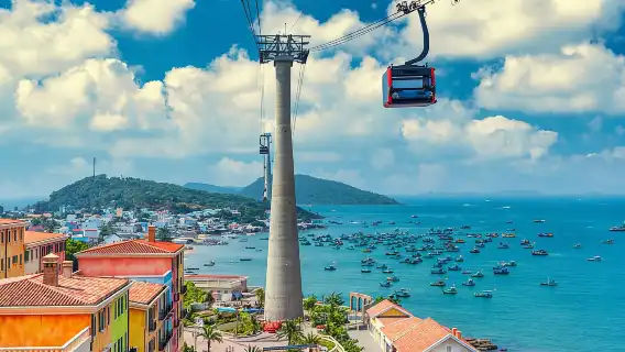 ฟู้โกว๊ก|กระเช้าลอยฟ้า + Aquatopia สวนน้ำและแนวนอนใต้