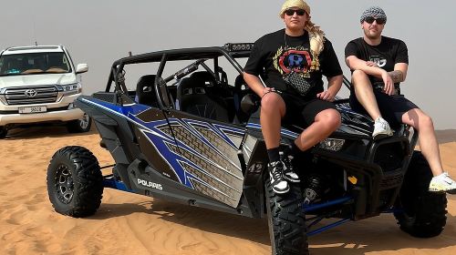 Dubai Morning 4 Seater Buggy Tour Sand Boarding & Camel ride Day Tours 5