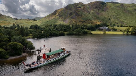 Crociera di ritorno nel Lake District di Ullswater da Pooley Bridge