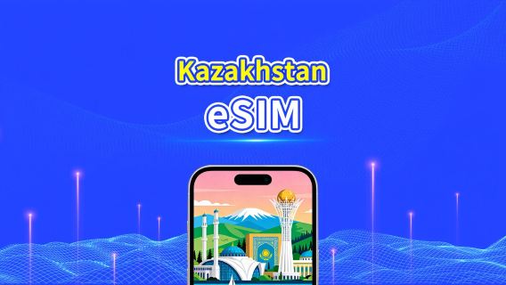 Kasachstan eSIM | 4G | Highspeed-Daten | Tages-/Datenpaket | 24 Stunden | 1–30 Tage | QR-Code