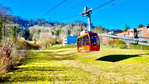 FOTO GRATIS di dekat Zurich PEAK BIG CABLE car panoramic lake