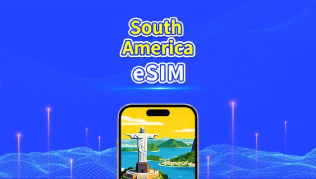 Güney Amerika eSIM | 4G/5G | Yüksek Hızlı İnternet | Günlük Paket/Veri Paketi | 24 Saat | 1-30 Gün | QR Kodu
