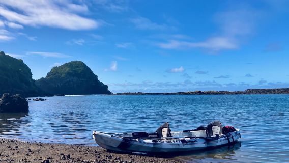 Pico island: guided kayak and snorkel tour