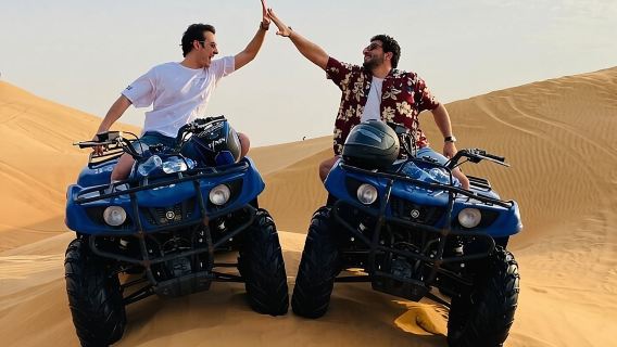 Safari matutino por el desierto con paseo en camello y quad